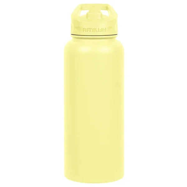 Fifty/Fifty 1L Bottle With Straw Cap - Lemon Drop - Tashqila Fifty/Fifty 1L Bottle With Straw Cap - Lemon Drop - Tashqila